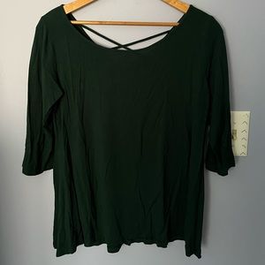 🦋Green 3/4 sleeve blouse🦋